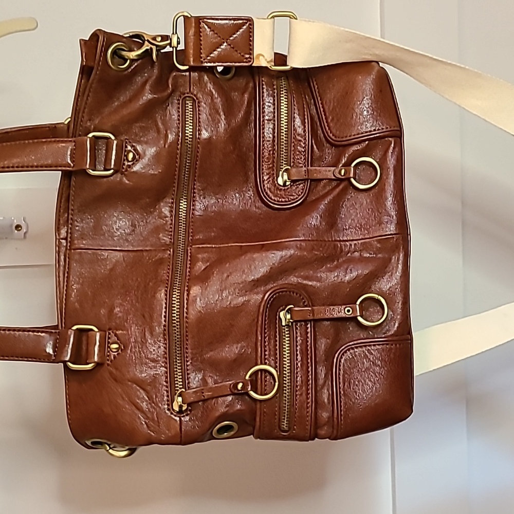 Tarnish Brand Deep Brown Leather Bag - Picture 2 of 9
